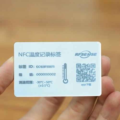 HP200133B NFC inteligentní teplotní senzor záznamník HF ABS karta