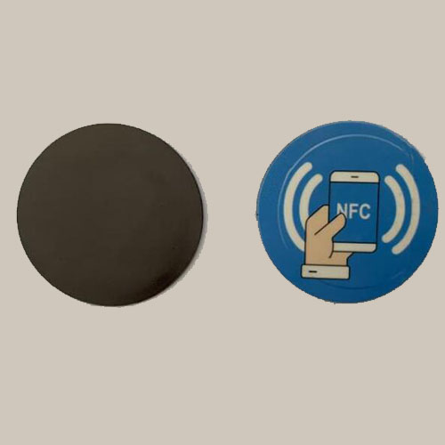 RD200153A ISO15693 Aimant personnalisé Réutilisable NFC HF RFID sur étiquette métallique