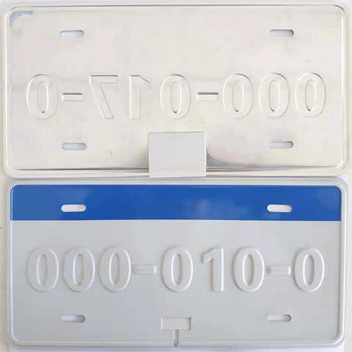 RD190045B RFID超高频Permis de camion de véhicule E-Plate TPU Étiquette en plastique