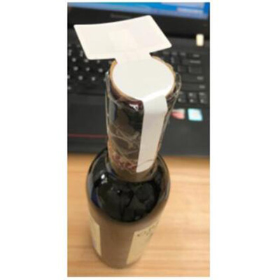 RD170175A Tag Botol Anggur Deteksi Perusakan UHF yang Dapat Dicetak