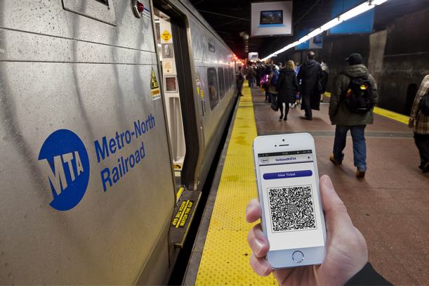 Penyelesaian Pembayaran tiket didayakan NFC untuk permohonan Daftar Masuk Metro
