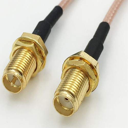 BNC公naar SMB母Rechte Hoek RG316 RF-kabel Connector卡贝尔连接器