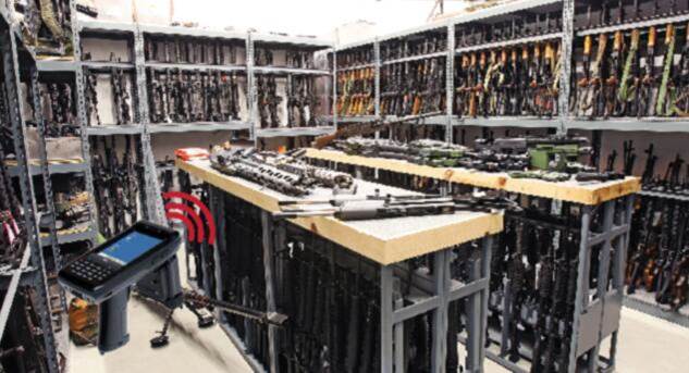 อาวุธทหารปืนนักสืบโซลูชั่นการติดตามทรัพย์สินผ่านเทคโนโลยีป้องกันการงัดแงะRFID