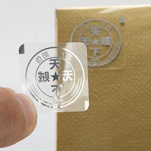 RFID超高频防篡改透明不干胶标签
