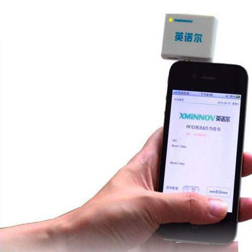 高频RFID智能手机口袋NFC阅读器制造商便携式阅读器