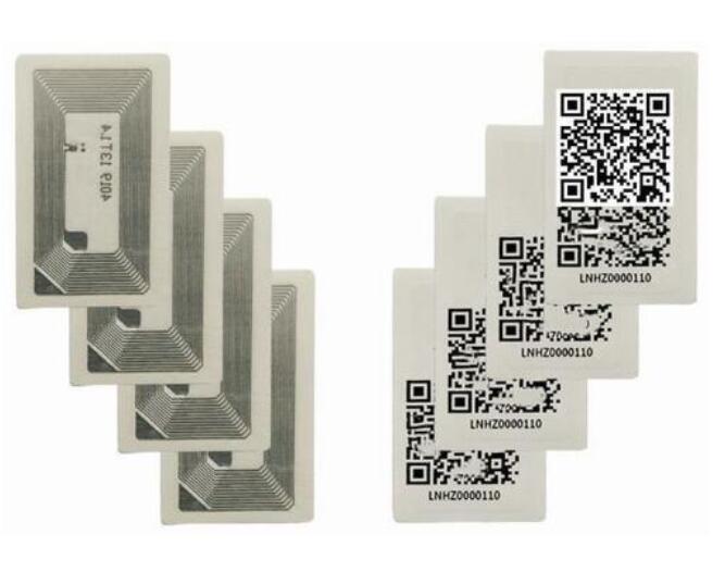 HF non-Transfer NFC Food Label Tag With QR Code Security Number.jpg