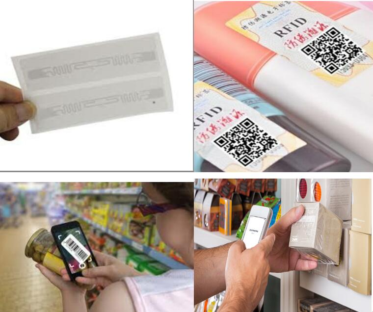 HF non-Transfer NFC Food Label Tag With QR Code Security Number.jpg