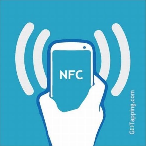 NFC支付海报标签营销海报标签