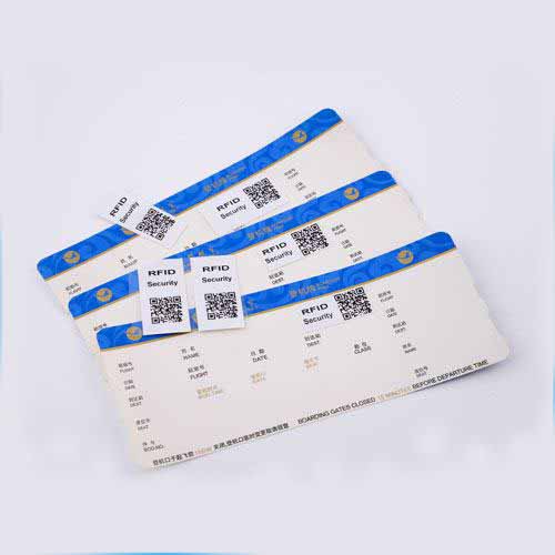 RFID Anti-counterfeiting Security Airline Boarding Ticket Airport Luggage Tag
