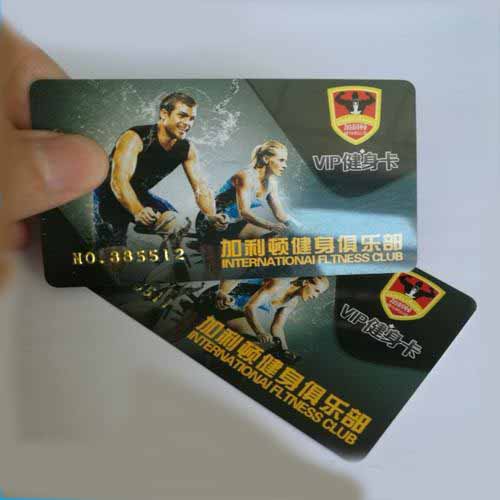 RFID UHF Member Smart Card For Gym Access Control RFID Member Card