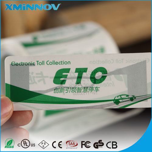 UHF Tamper Proof Windshield Glass Tag Label-Electronic Toll Collection Tag-XMINNOV | The Best Security RFID Tag Manufacturers - RFID Factory RFID Provide Free Solution NFC Tags Label and RFID labels with integrated system solution technology - RFID Windshield Tag