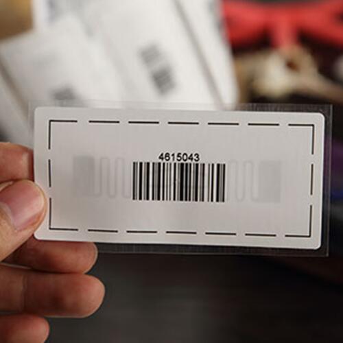RFID UHF Woven Sewing anti-theft label for retail asset tracking