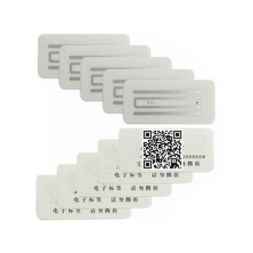 高频圆形透明密封包装标签qr码RFID可打印标签