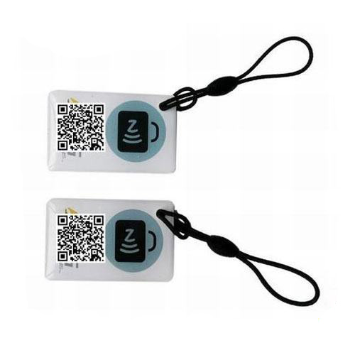 HP160008A-WG定制个性化RFID悬挂标签硬币KeyFob标签