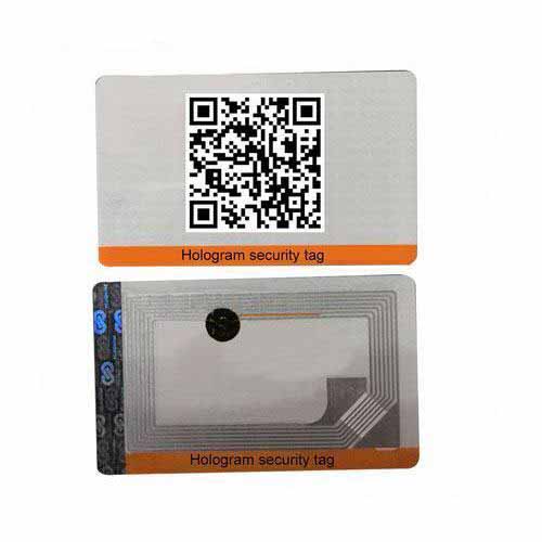 RFID NFC hologram security fuel sticker label