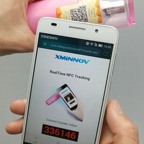 用于超市数据开发的洗发水NFC柜台标签