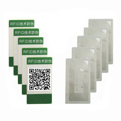 HY130042A RFID HF fragile anti counterfeiting assets management label Assets Tag