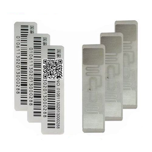 RFID anti-theft barcode labels