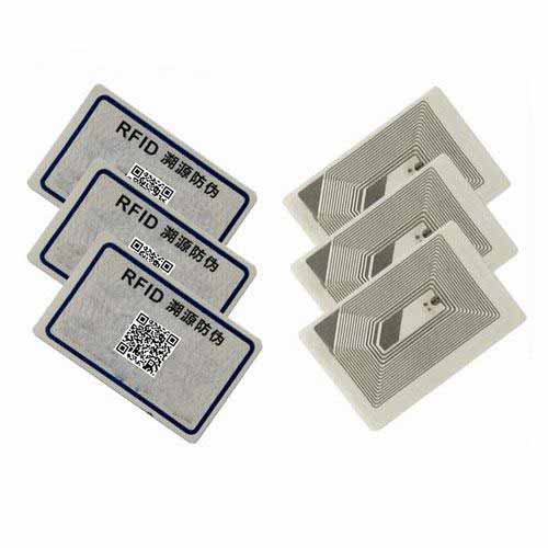 HY140003A NFC Touch panel bottom security tag RFID Label double printed Check Security certification tag