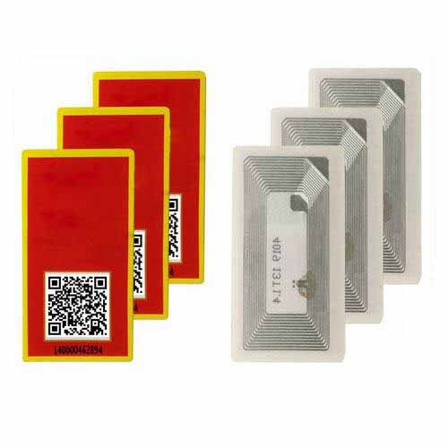 HY140056A Tamper proof license  non-transfer HF tag RFID Brand Protection