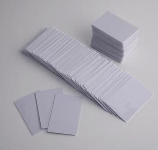 ISO standard RFID white PVC card optionable printing Craft Arts Tag Craft Arts Tag