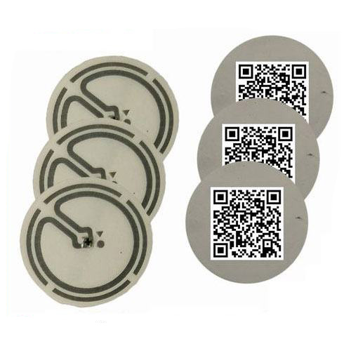 超高频RFID标签行业QR码标签编码圆标签