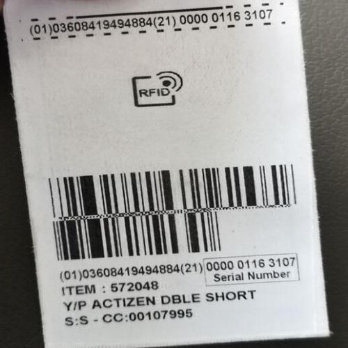 可水洗的RFID标签织物洗衣标签，用于衣服的RFID洗衣标签