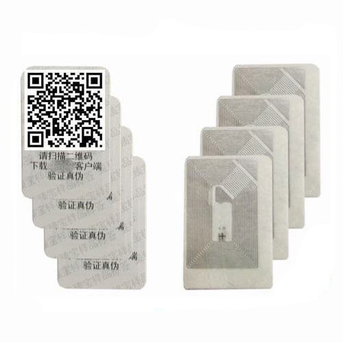 HY130016B One time used tracking sticker NFC tag license security checking License Ticket