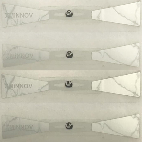 Rd190183a一次性使用空隙鐳射列印車uhf擋風玻璃標籤