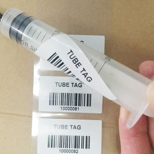 RD180098A / UY180247A UHF Medical Anti Liquid Tube Tag Destructive Temperature Measuring Label
