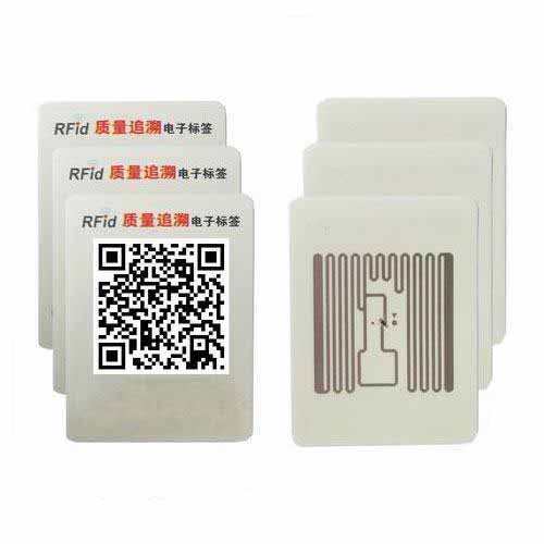 UY130084A 9629 Tamper Evident UHF Printable Tag untuk Verifikasi Sertifikasi Keamanan