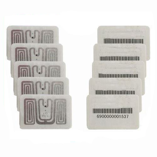 UY140166A UHF Stiker E-License Rapuh Transparan RFID Tamper Tag Terbukti