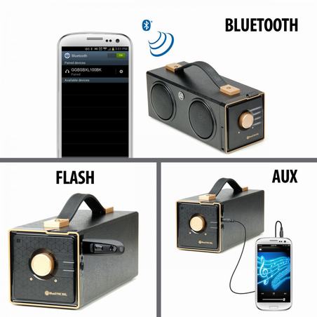 Toque em NFC Acionador de telefone Digital Entretenimento Visual Speaker Filmes de televisão Conecte-se a Bluetooth Wireless