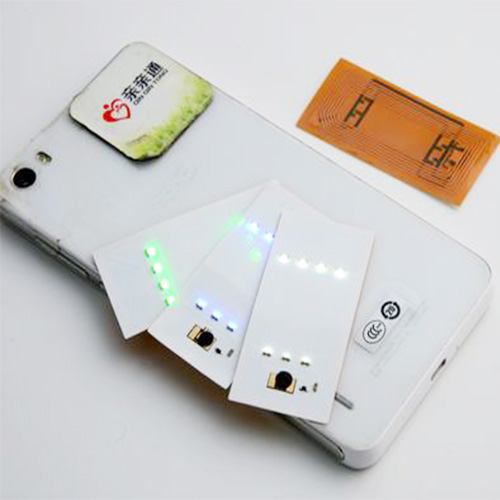 RFID tamper proof security LED light NFC tag